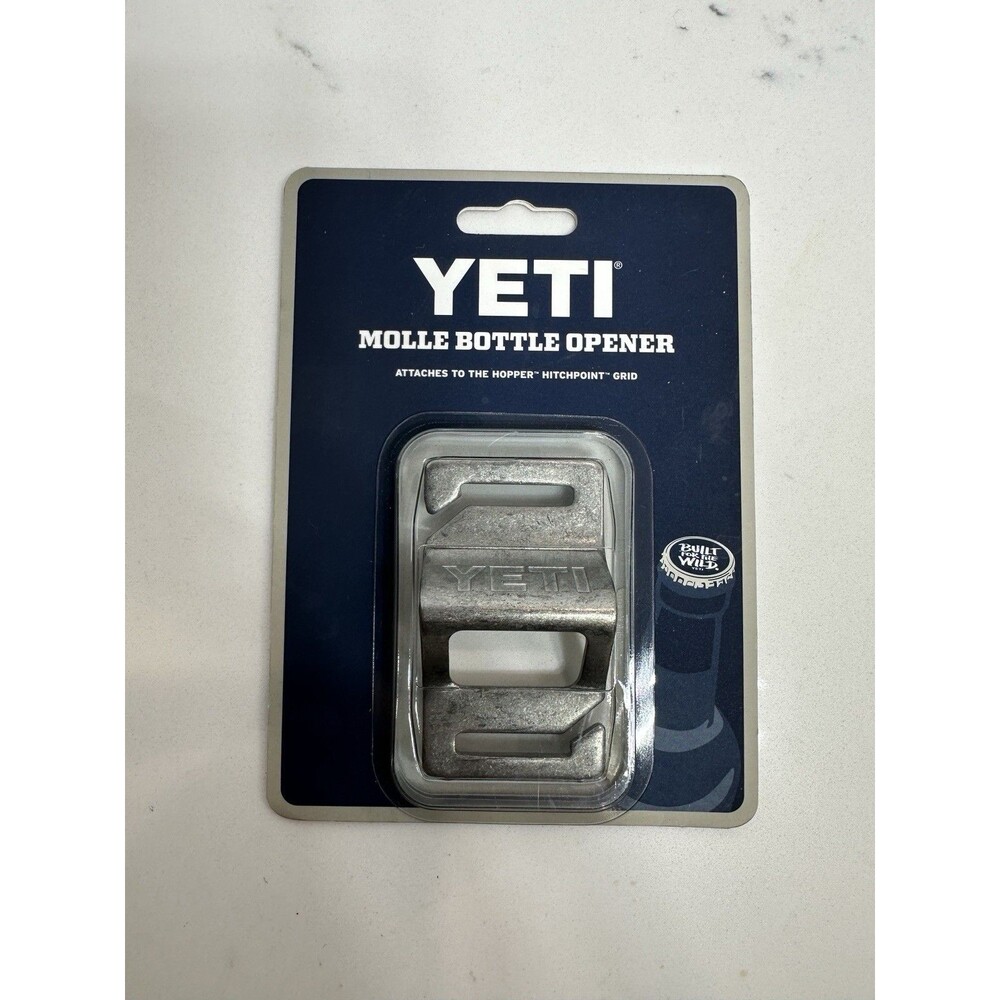 YETI MOLLE Bottle Opener New Sealed Hopper HitchPoint Grid Stainless Steel USA